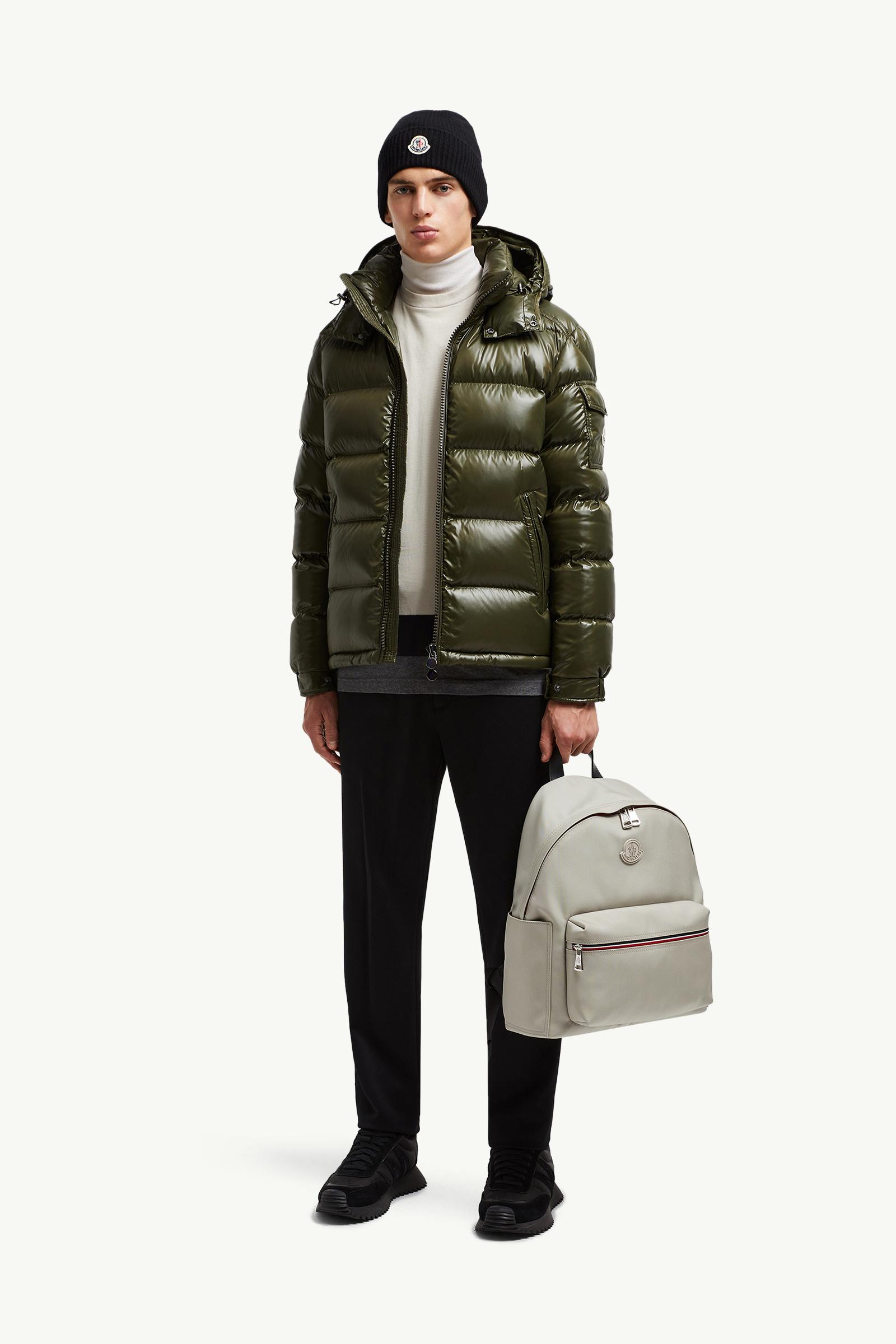 Olive Green Moncler Maya Hooded Short Down Jacket - Short Down