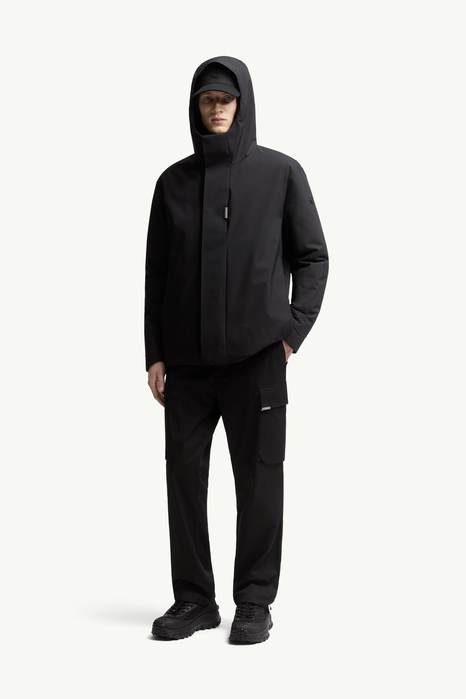 Black Gatillier Hooded Short Down Jacket - Short Down Jackets for