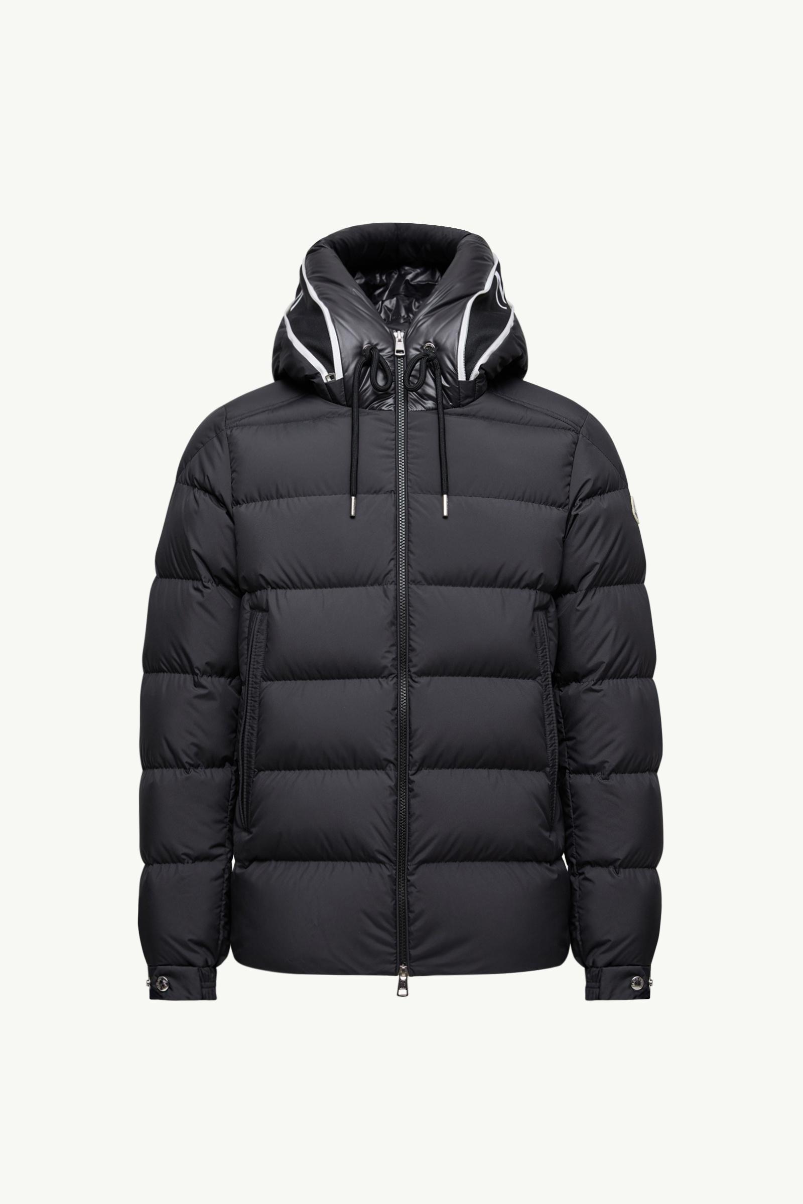 Black Cardere Hooded Short Down Jacket - Short Down Jackets for