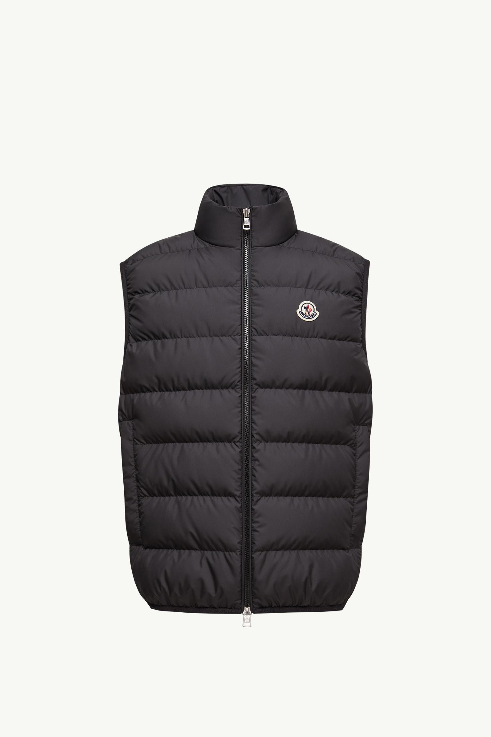 Black Contrin Down Vest - Vests for Men | Moncler US