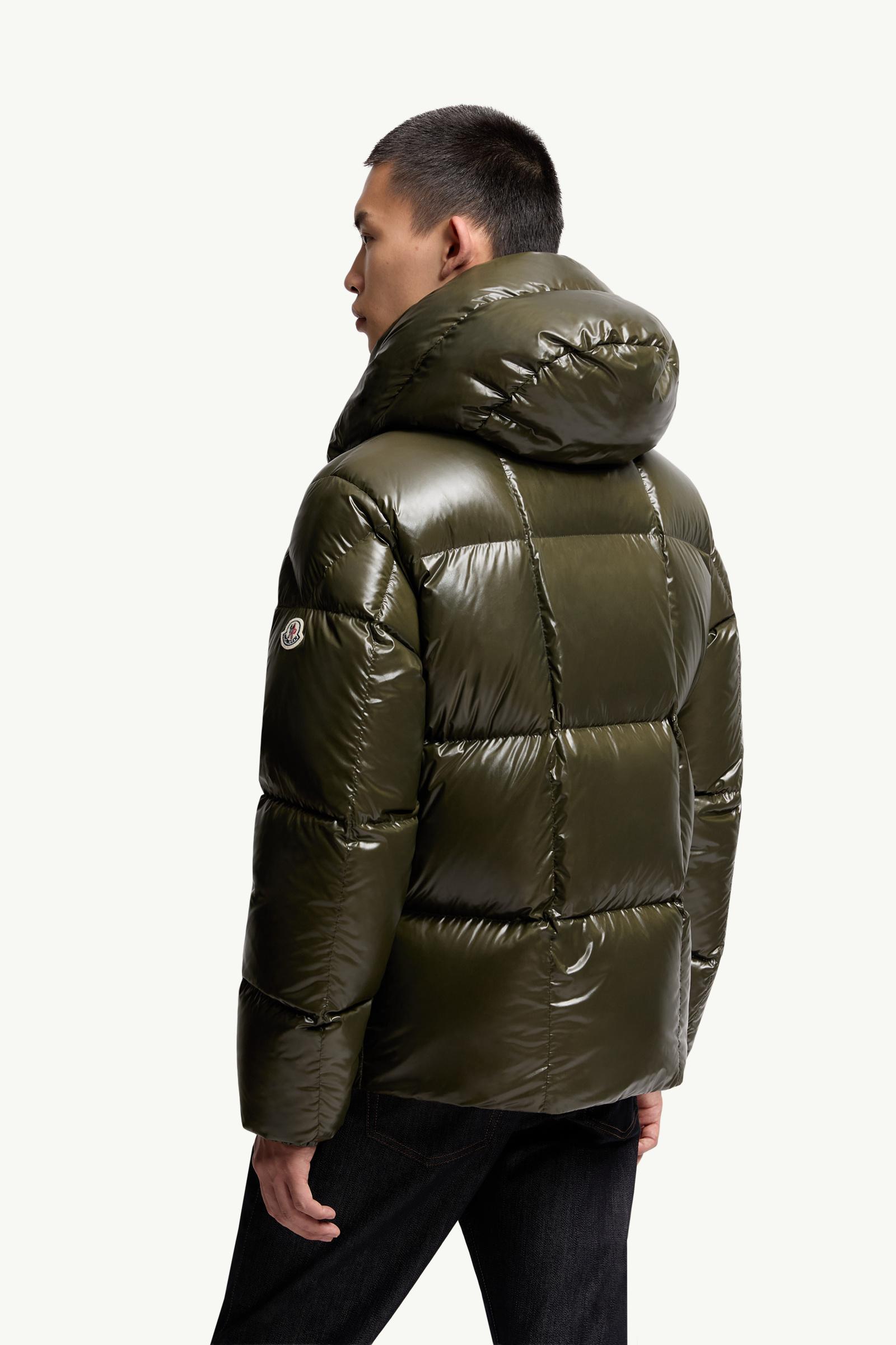 Olive Green Parana Hooded Short Down Jacket - Short Down Jackets