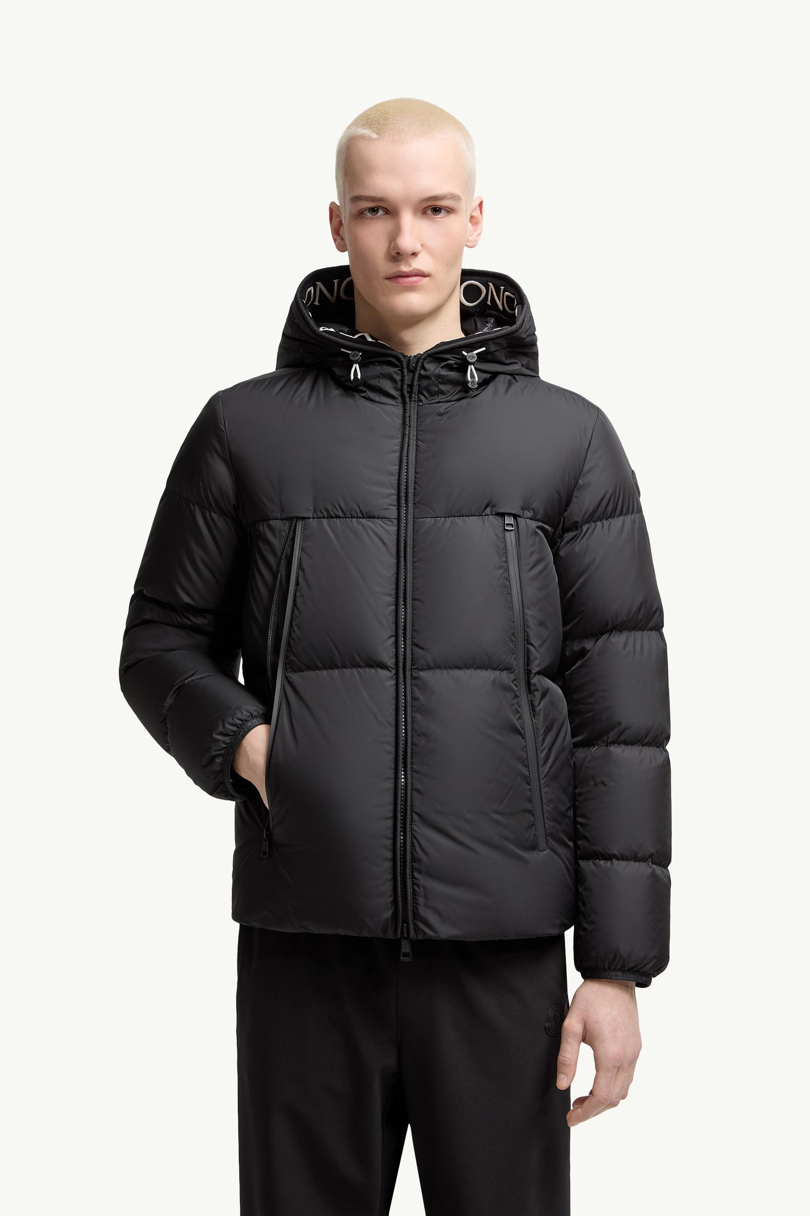 Black Montcla Hooded Short Down Jacket - Short Down Jackets for