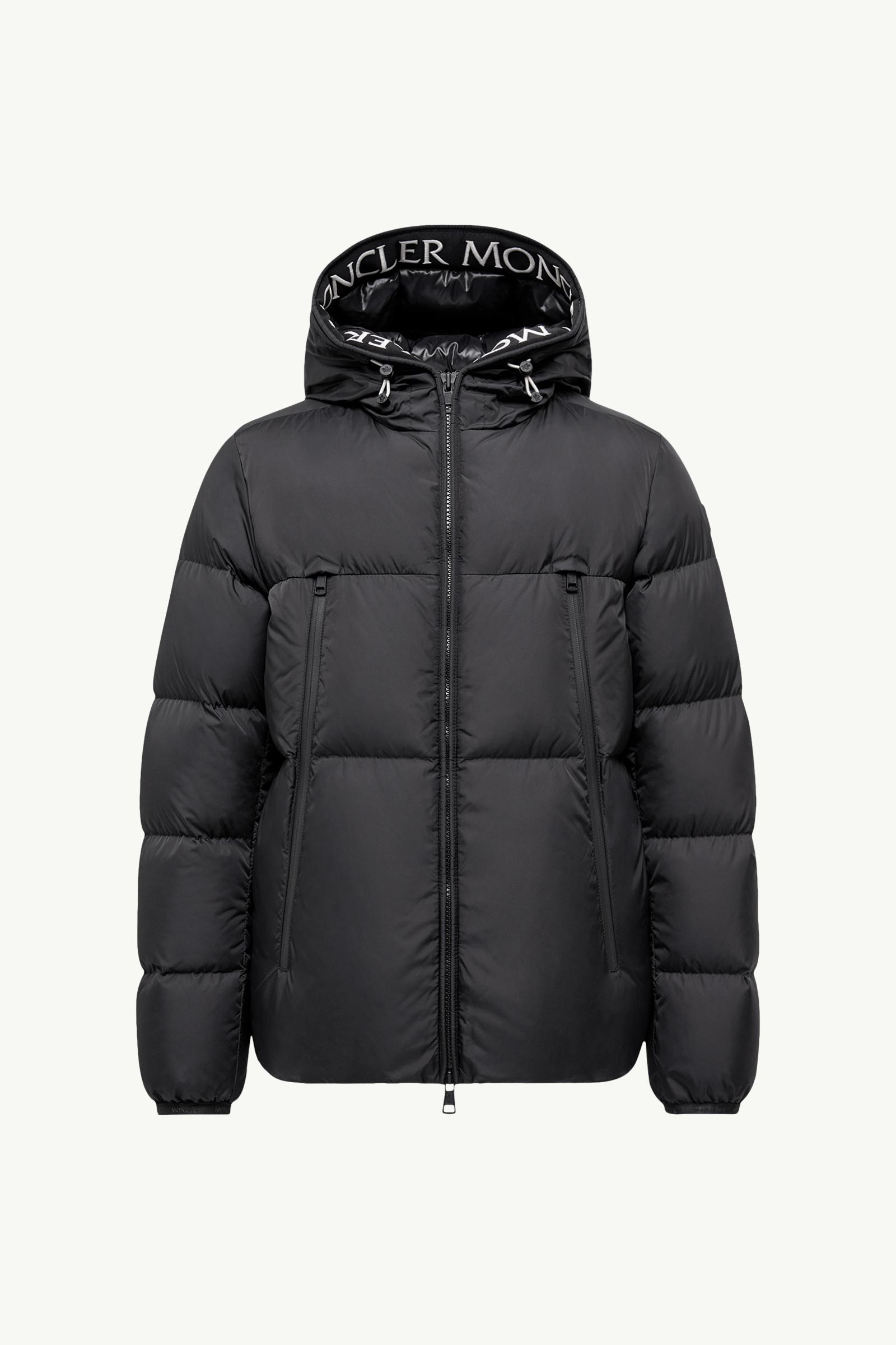 Black Montcla Hooded Short Down Jacket - Short Down Jackets for