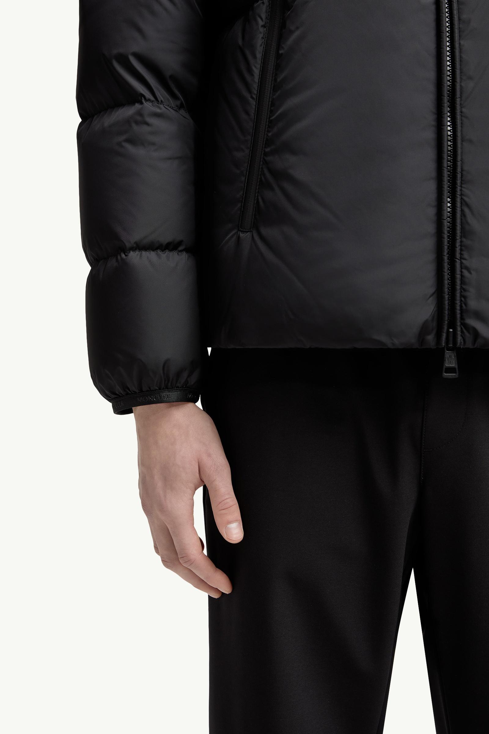 Black Montcla Hooded Short Down Jacket - Short Down Jackets for