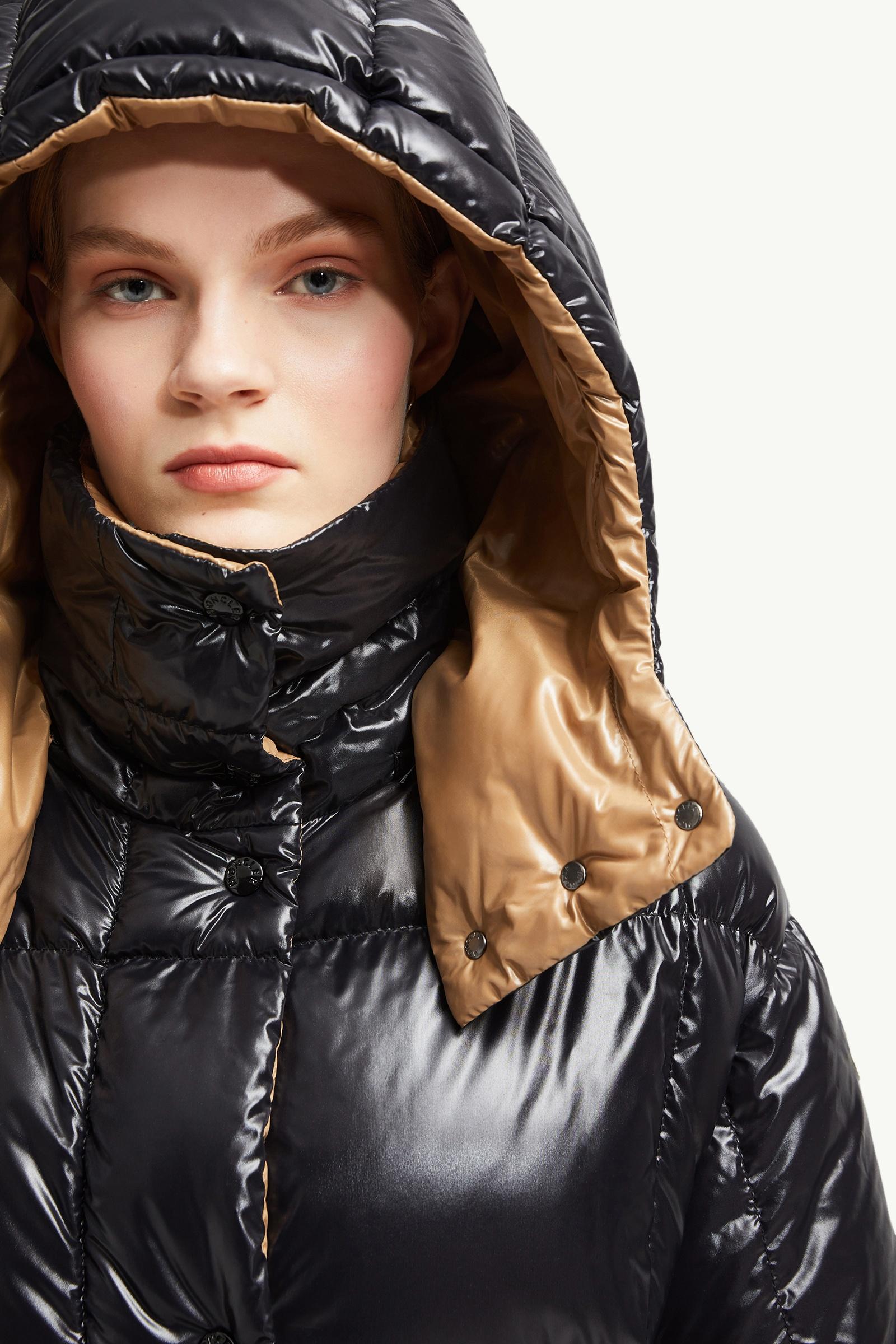 Black Parana Hooded Short Down Jacket - Short Down Jackets for
