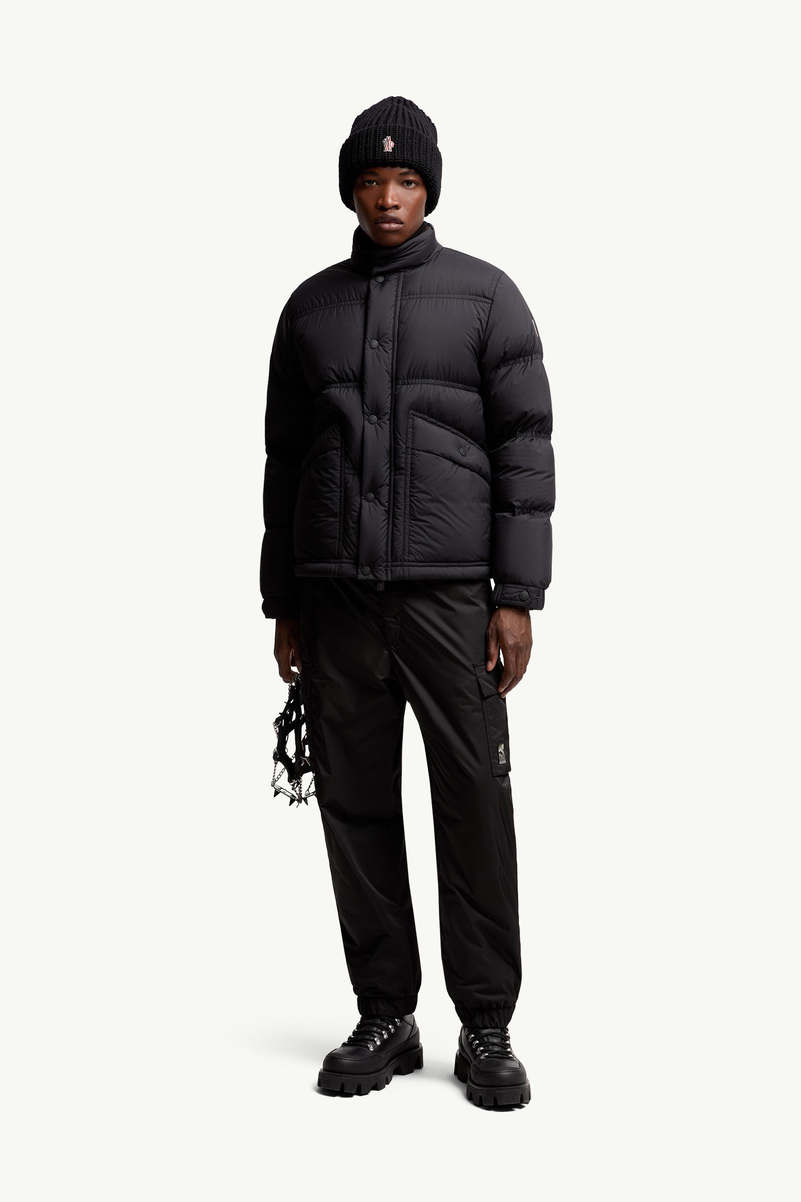 Black Sernur Short Down Jacket - Short Down Jackets for Men