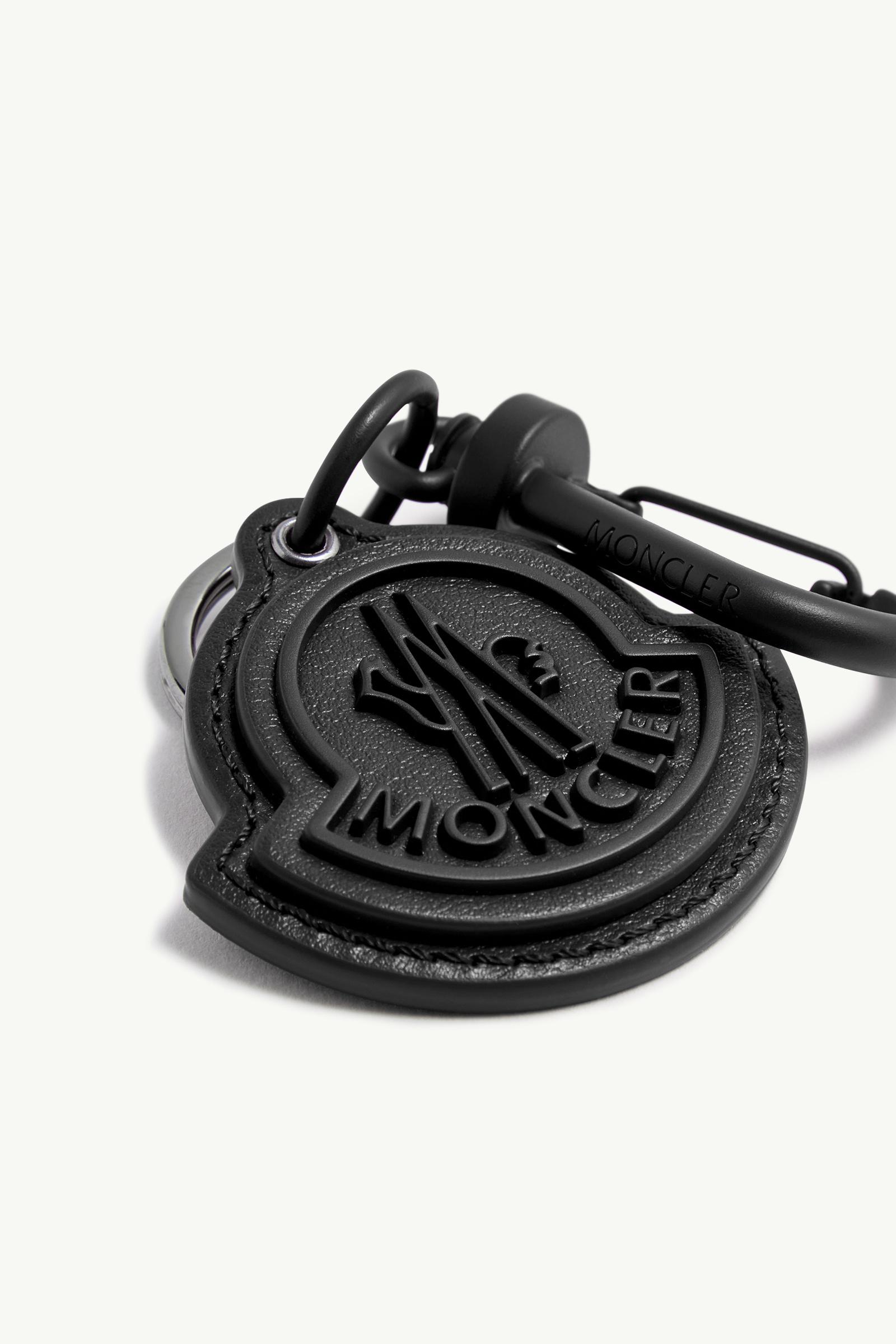 Black Logo Leather Key Ring - Bags & Small Accessories for Men