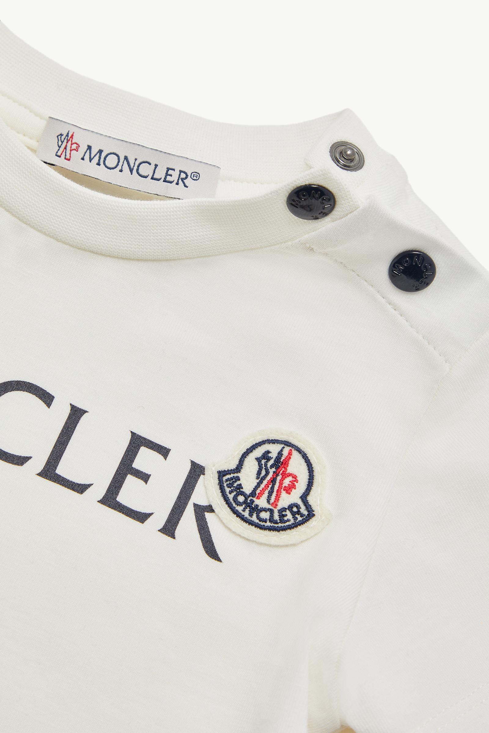 White Logo Jersey T-Shirt - Clothing for Children | Moncler US