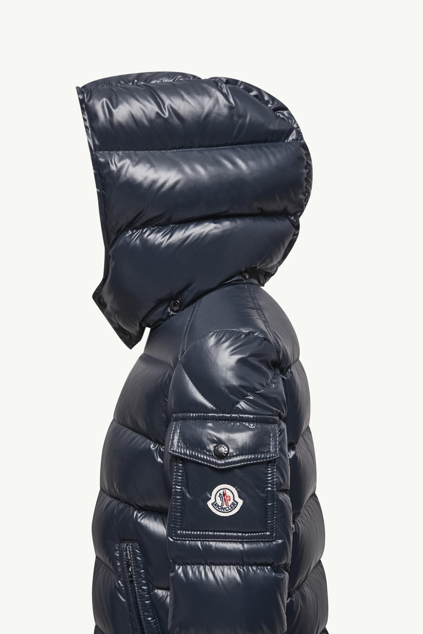 Navy Blue New Moncler Maya Hooded Down Jacket - Down Jackets