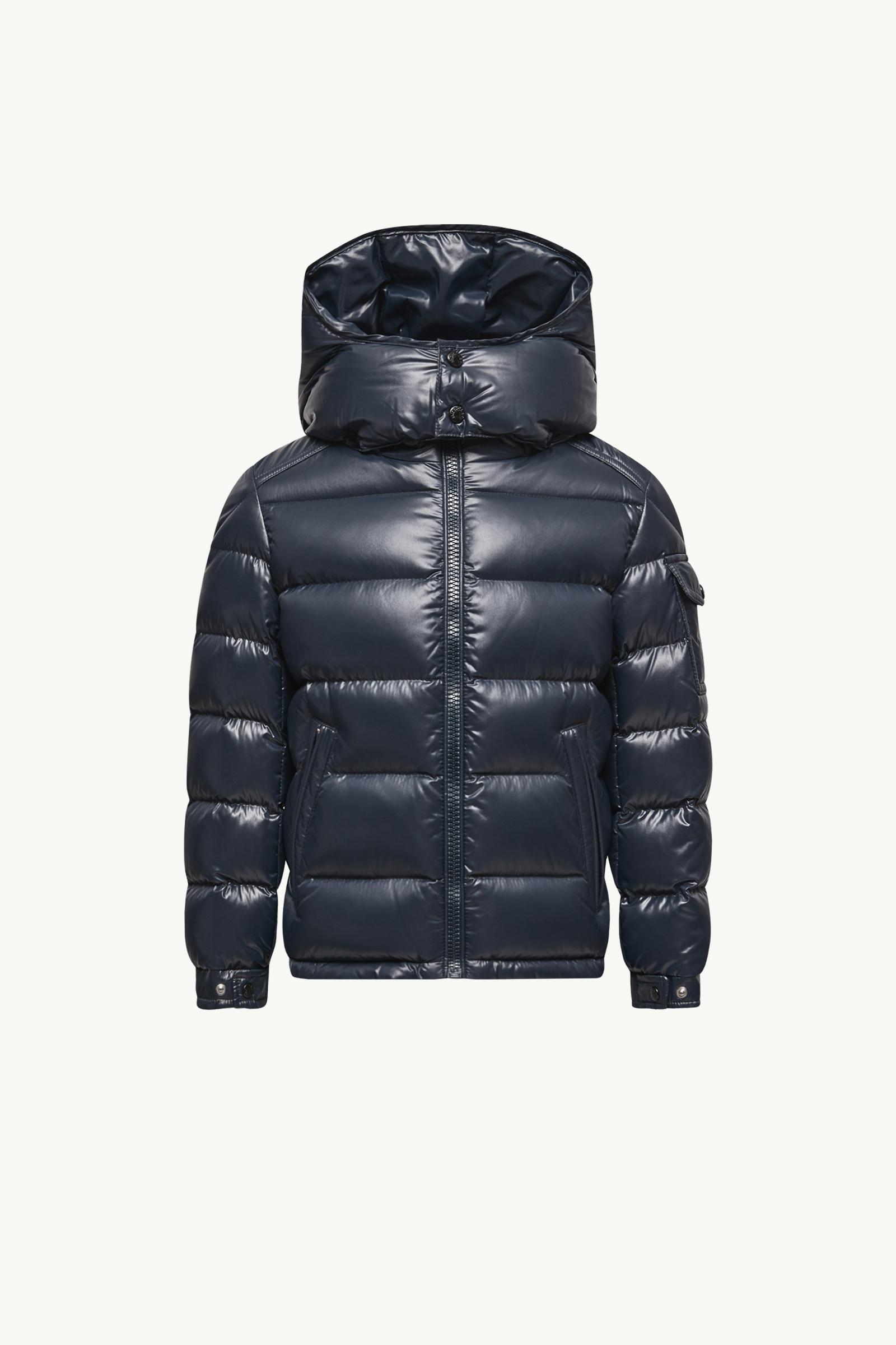 Navy Blue New Moncler Maya Hooded Down Jacket - Down Jackets