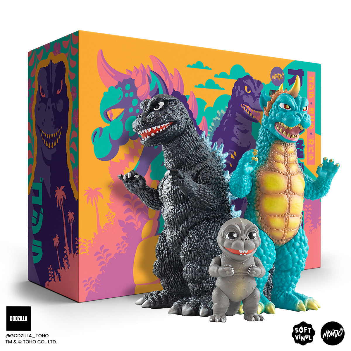 All Monsters Attack Soft Vinyl Figure Set – Mondo