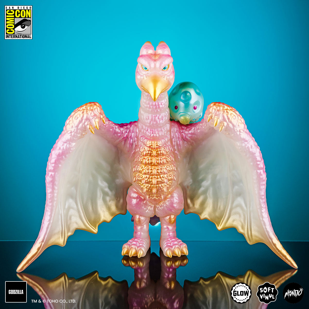 Rodan Soft Vinyl - Cherry Blossom Glow in the Dark SDCC Exclusive