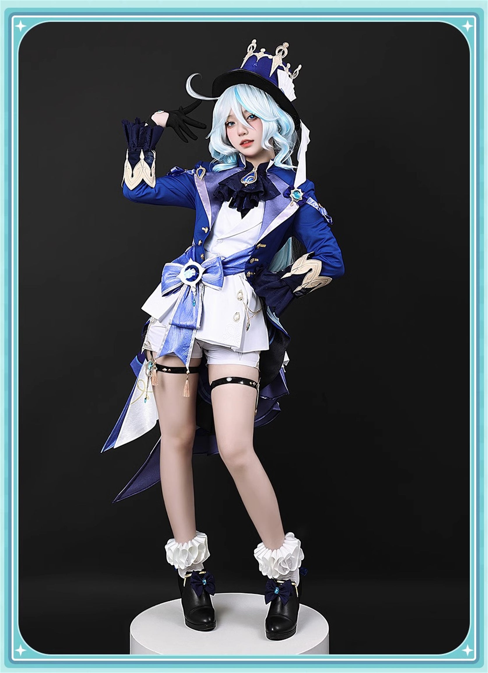 納品 Monenjoy 原神 フォンテーヌ 頌歌者座 フリーナ コスプレ衣装