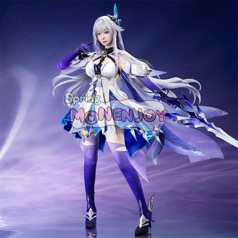 Monenjoy 原神 スカーク コスプレ衣装 3D樹脂アクセサリー付属 即日