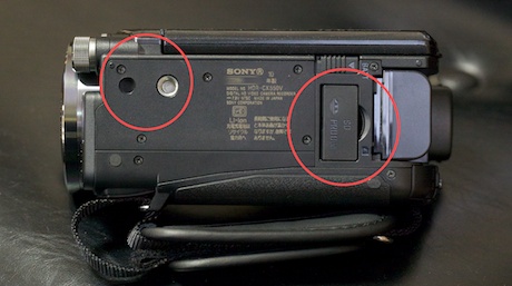 CX550V 三脚穴移動の意味 – mono-logue