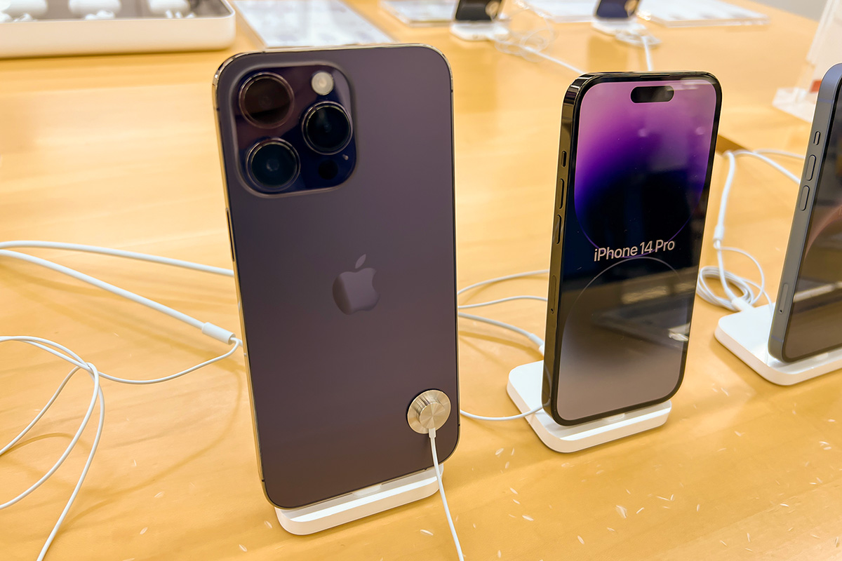 Apple iPhone 14 Pro 256GB本体ディープパープル レンタル] Apple
