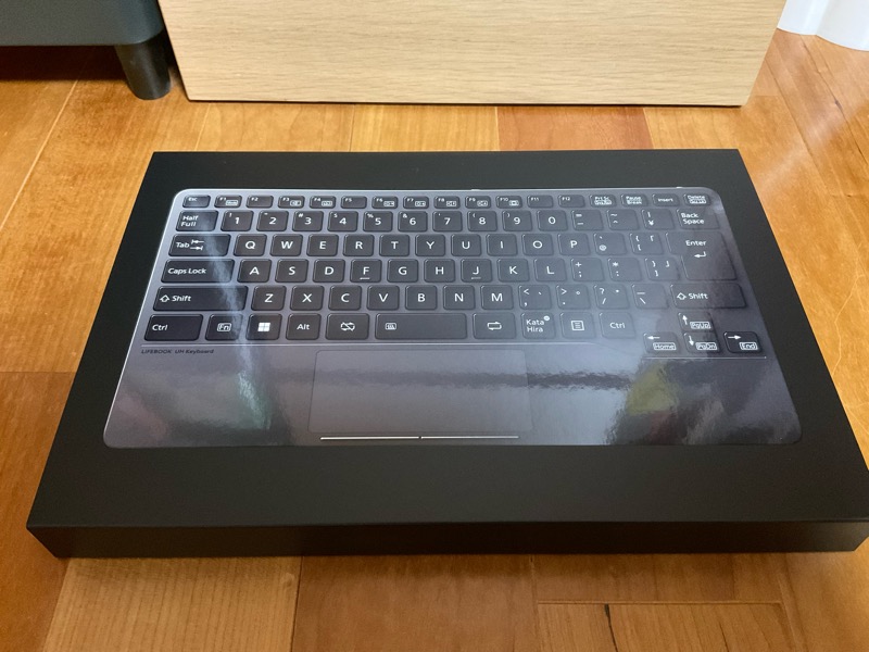LIFEBOOK UH keyboard レビュー 軽く薄く打ちやすく モバイル利用のみ
