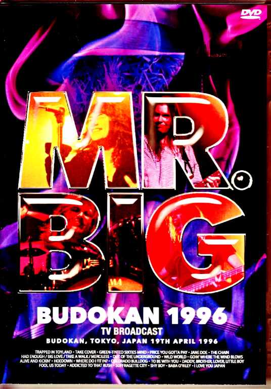 Mr. Big ミスター・ビッグ/Tokyo,Japan 4.19.1996