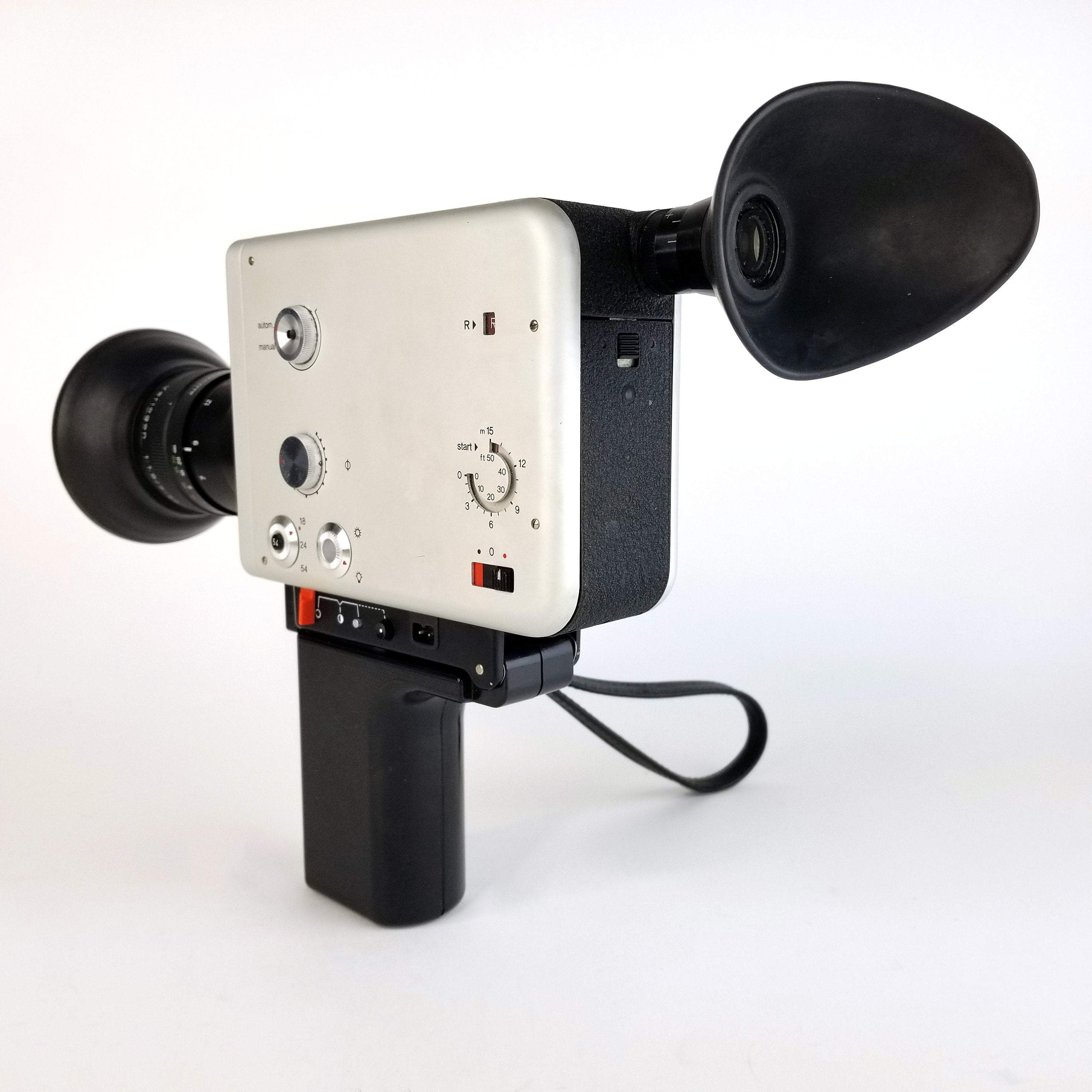 Nizo S560 Super 8 Camera with Light Meter Battery Adapters and