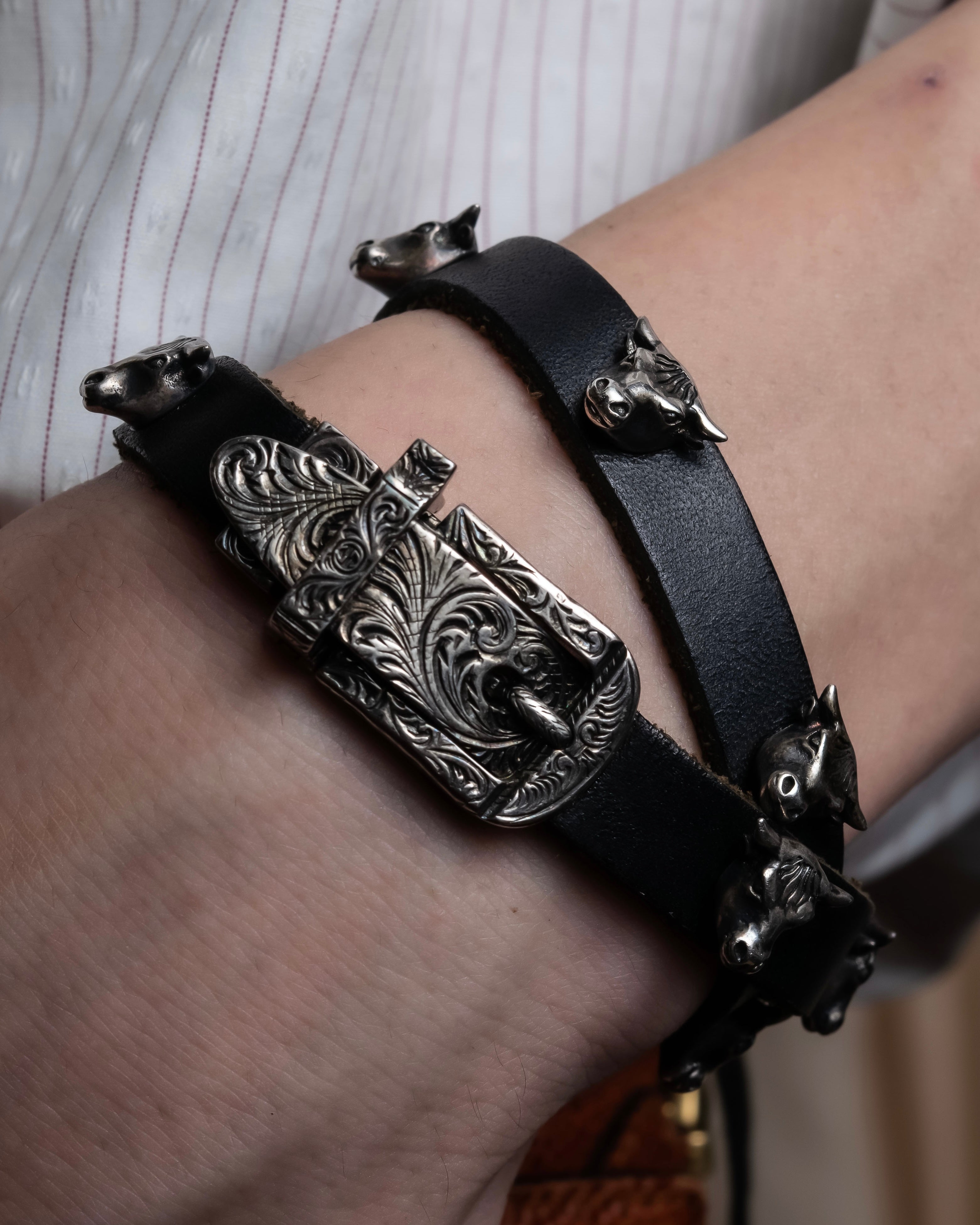 GUCCI (グッチ) - Anger forest collection レザー ダブルラップ