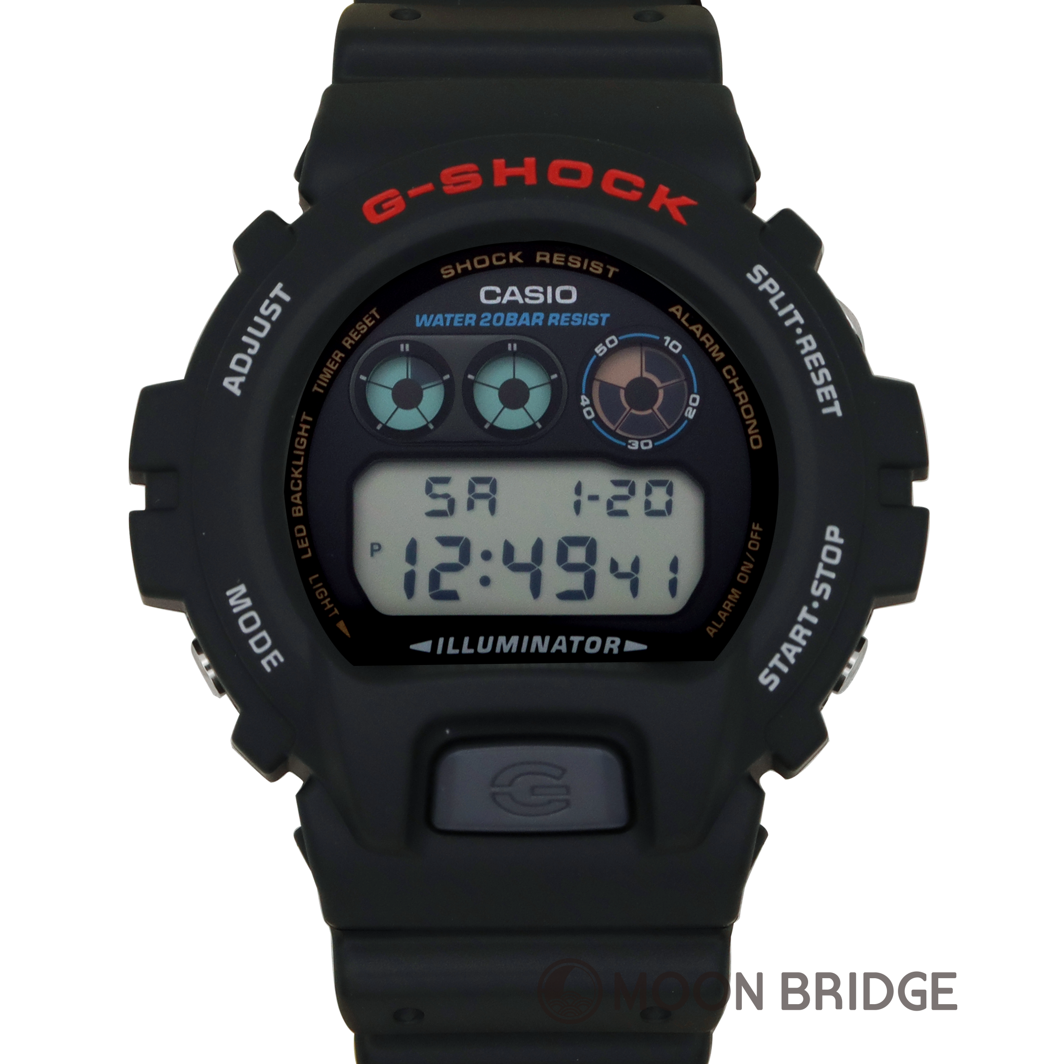 新品] G-SHOCK 6900 SERIES 53.2×50×18.7mm DW-6900U-1JF – MOON