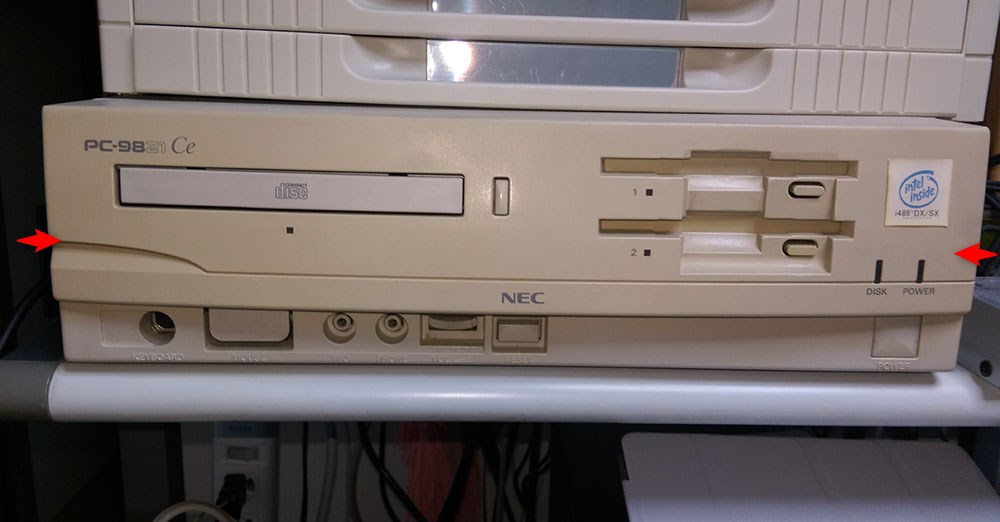 PC-9821 Ce/S2 の内蔵HDDをコンパクトフラッシュと交換する