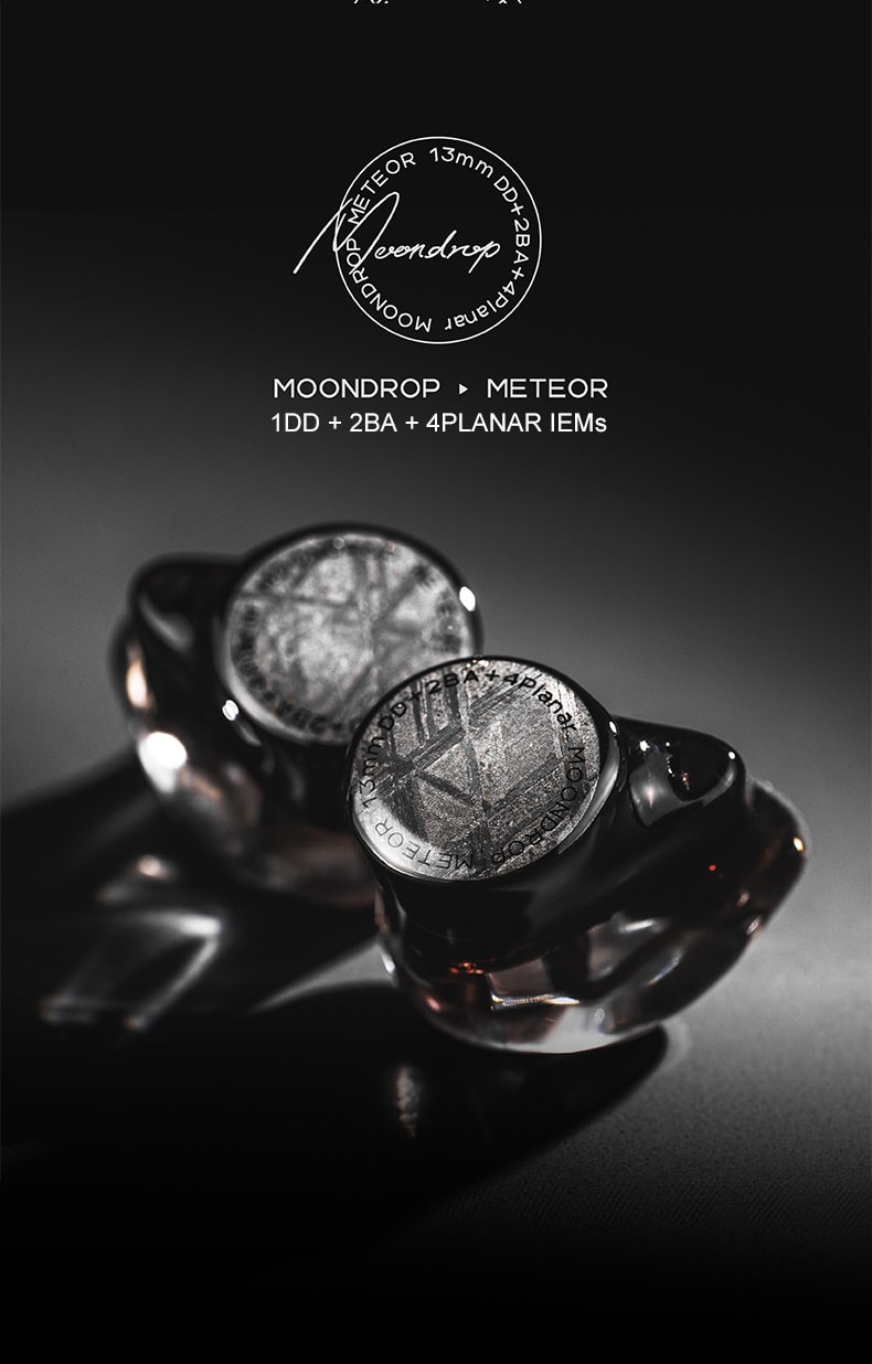 MOONDROP METEOR 1DD + 2BA + 4Planar In-Ear Monitor | MOONDROP