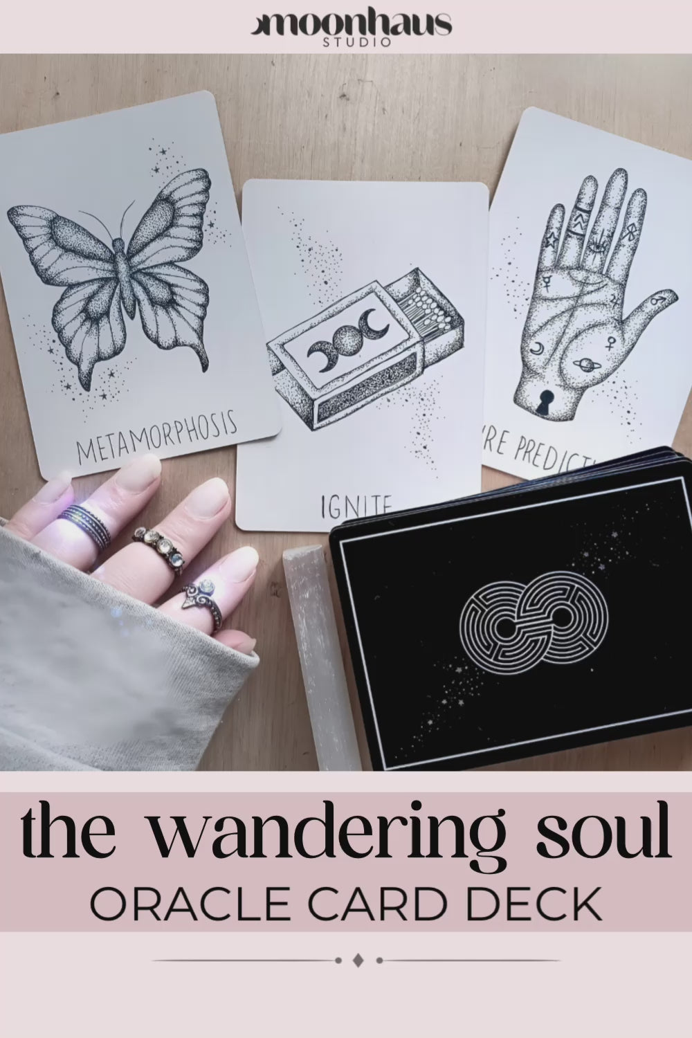 midnight sky & the wandering soul oracle: tarot deck & oracle set