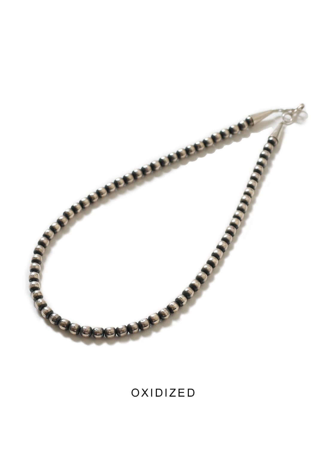 NAVAJO PEARL SILVER NECKLACE 6MM|ナバホパール シルバーネックレス