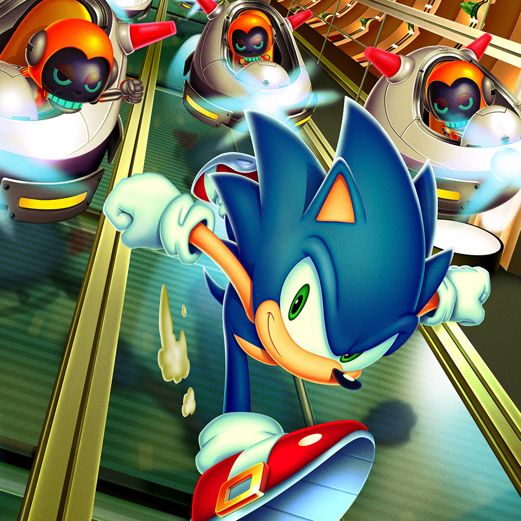 Speed Highway Chao Rescue' Sonic Artwork by Tyler J McGrath
