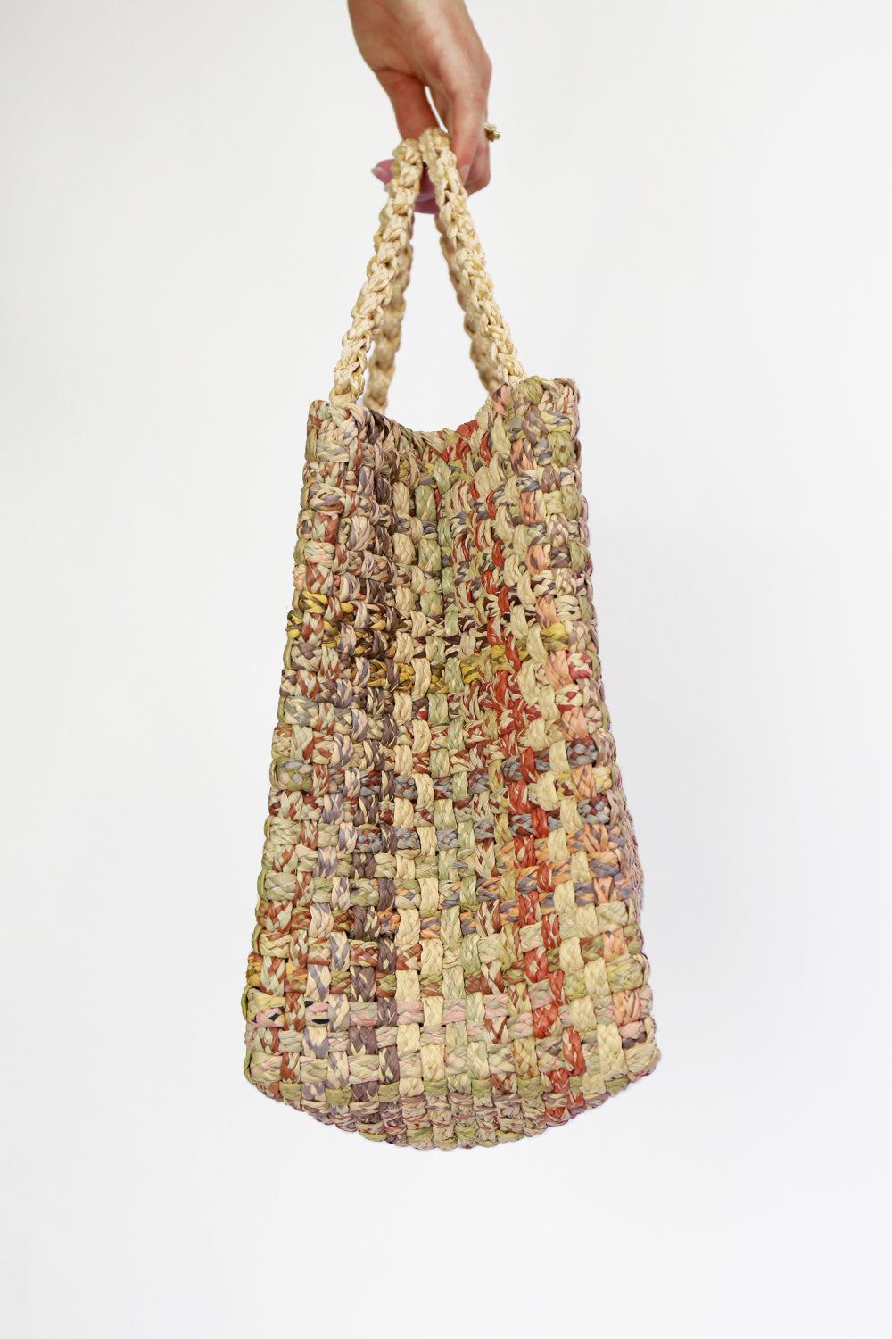 SOPHIE DIGARD CROCHET RAFFIA NATURAL CHECKER BAG – Moore Design