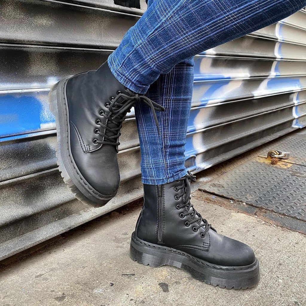 Vegan Jadon II in Black from Dr. Martens – MooShoes