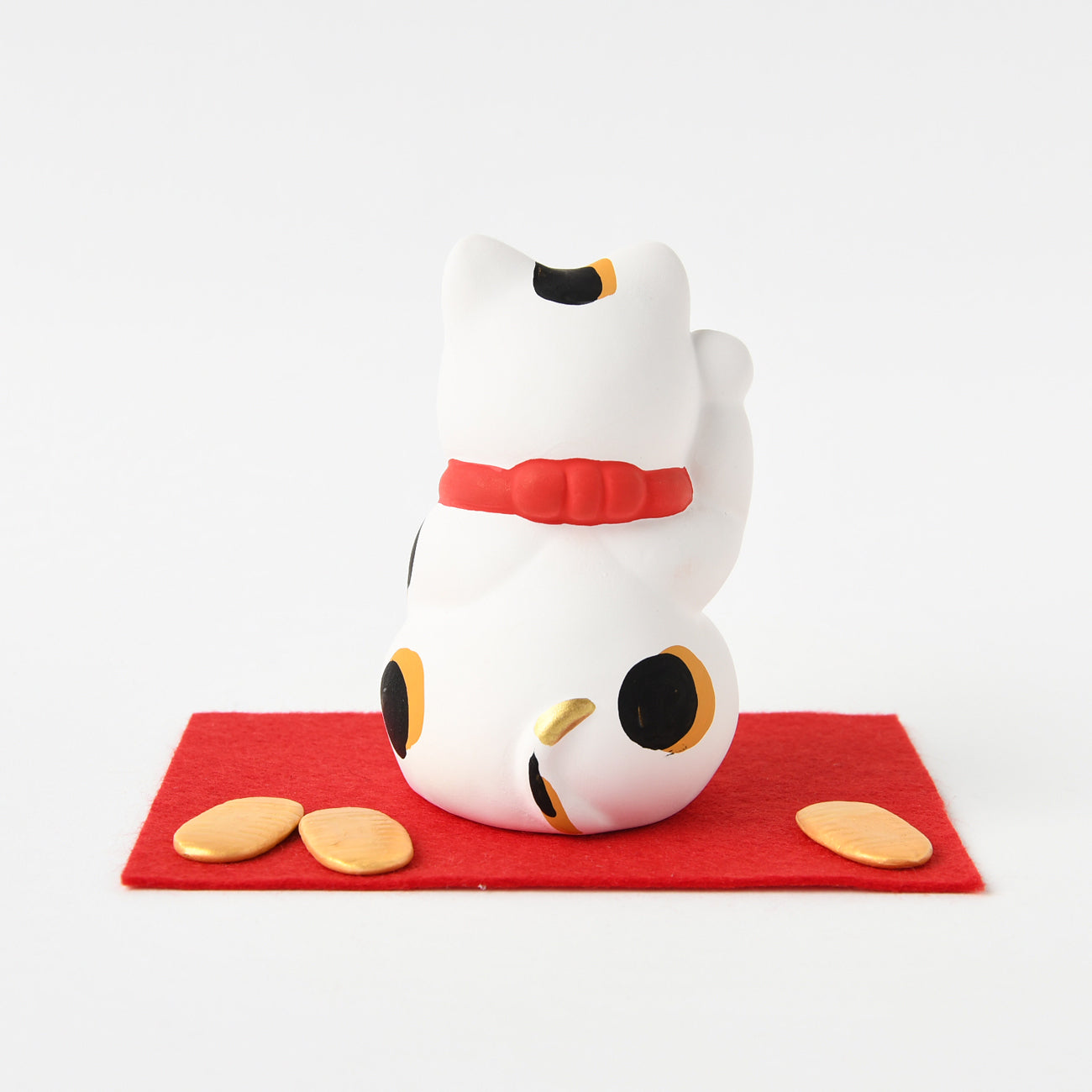 福招き猫 中 ミケ / 島田耕園人形工房 | 京都の伝統工芸品の通販サイト