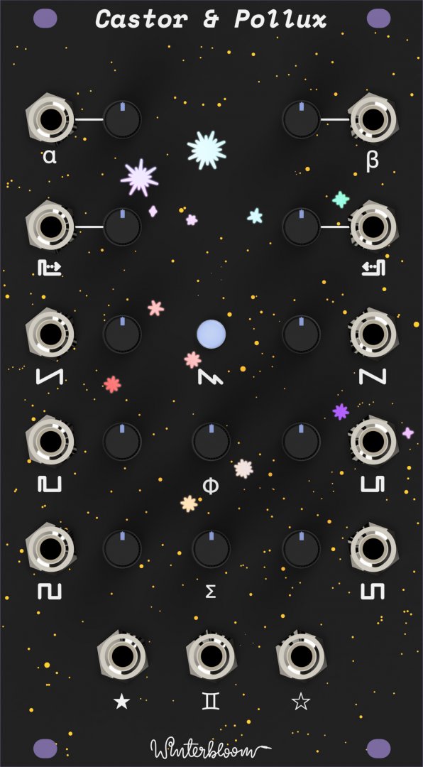 Winterbloom Castor & Pollux - Eurorack Module on ModularGrid