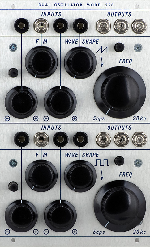 ModularSynthesis - Buchla 258 Dual Oscillator