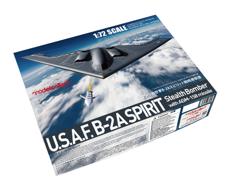 USAF B-2A Spirit Stealth Bomber with AGM-158 missile – ModelCollect