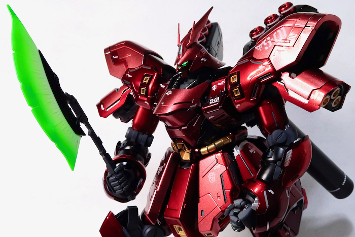 MG サザビーVer.Kaの製作記4【キャンディメタリック塗装〜塗装レシピ