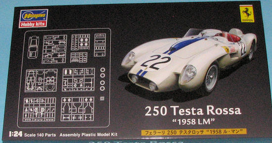 Hasegawa 1/24 250 Testa Rossa '1958 LM', previewed by Scott Van Aken