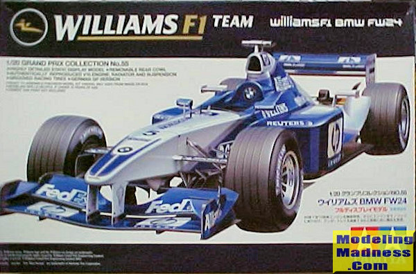 Tamiya 1/20 Williams FW24, previewed by Scott Van Aken
