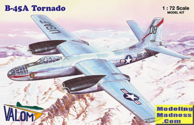 Valom 1/72 B-45A Tornado, previewed by Scott Van Aken