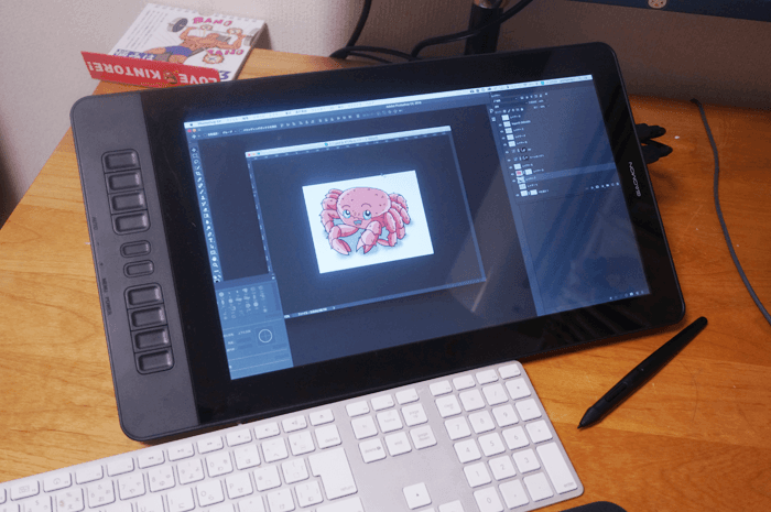 GAOMONペンタブレット PD1560買ったけど、MACだと動かずwindowsだと