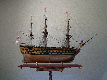 帆船模型完成品 HMS ビクトリー(HMS Victory)_3