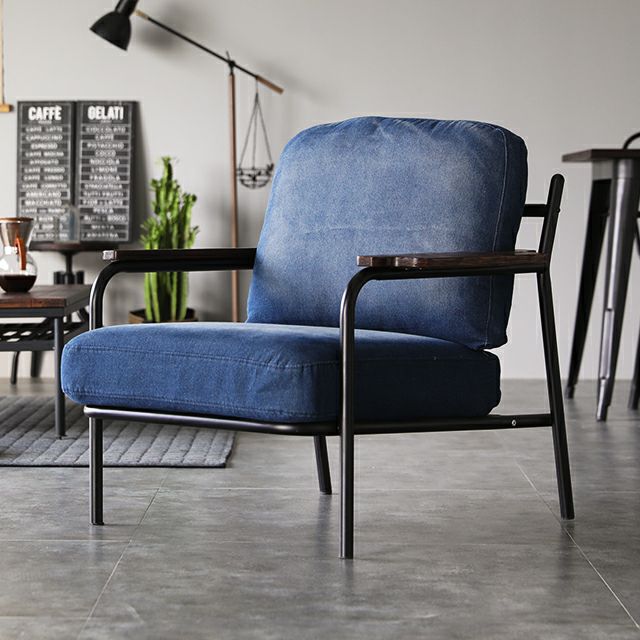 幅79cm] 1人掛けデニムソファ｜モダンデコ公式｜インテリア・家具の