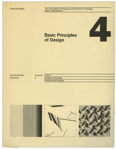 Modernism101.com | Maier, Manfred: BASIC PRINCIPLES OF DESIGN. New