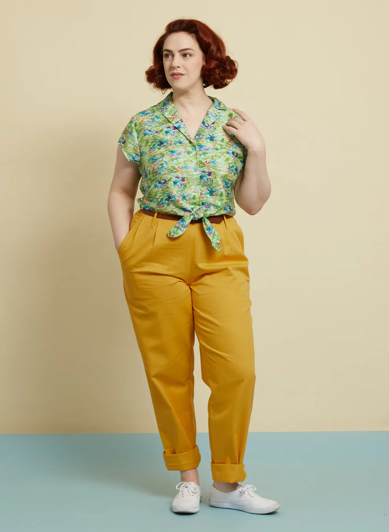 Green Reflections Peggy Top by Palava – Modern Millie