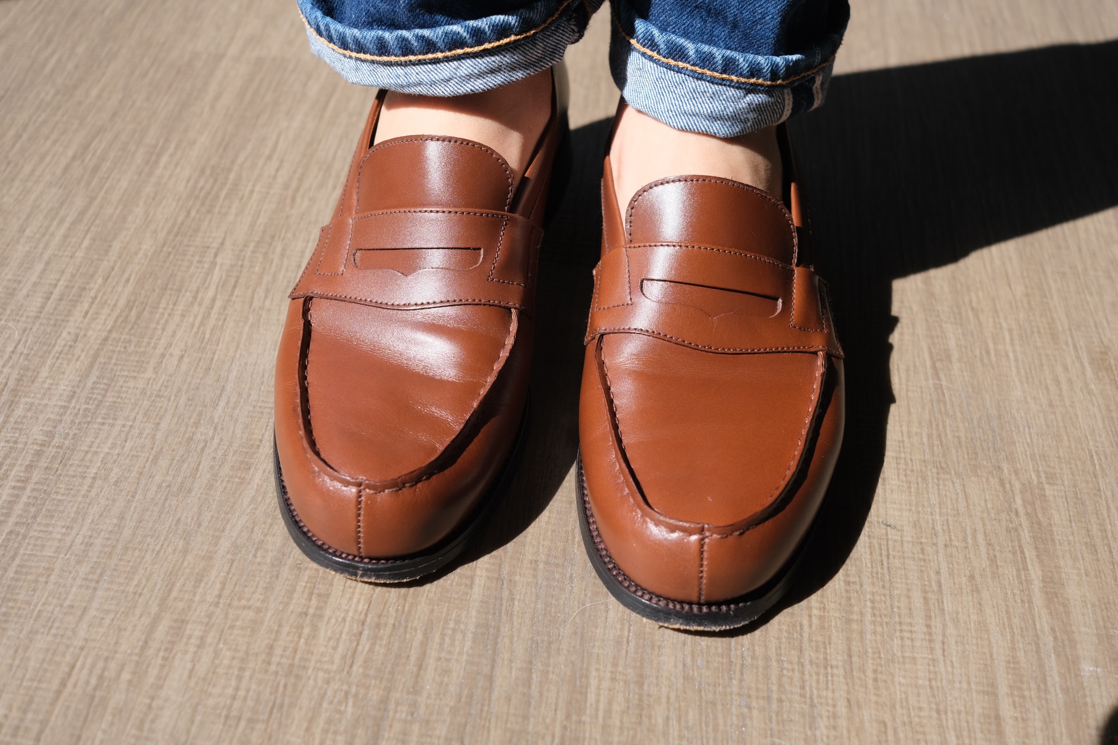 J.M.WESTON 180シグネチャーローファーサイズ感&慣らし(修行)レビュー