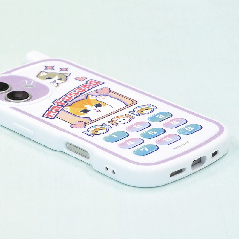 mofusand レトロガラケー風ケース(ホワイト) | mofusandもふもふマーケット