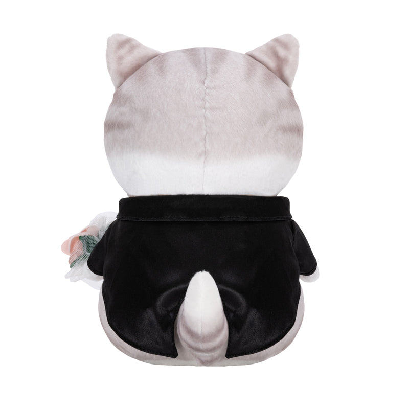 予約】mofusand にゃんこのウエディングペアぬいぐるみ(花嫁にゃん