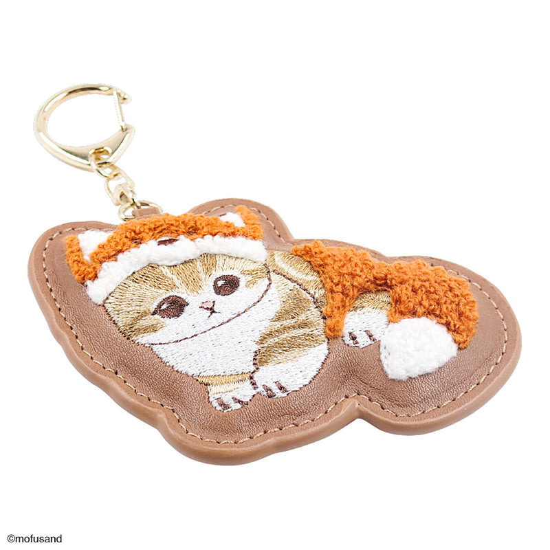 mofusand キーホルダー 刺繍ボア(きつね) | mofusandもふもふマーケット