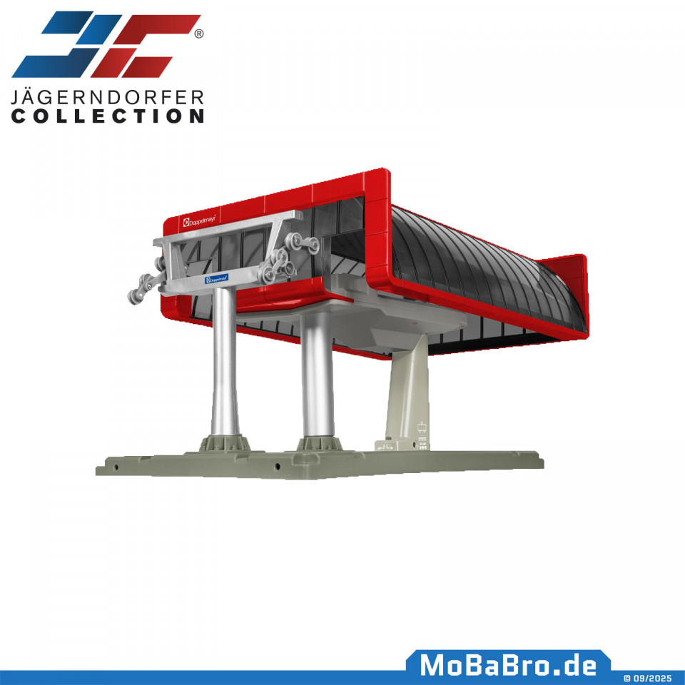 Jägerndorfer - Doppelmayr D-Line mountain station black & red (w/o